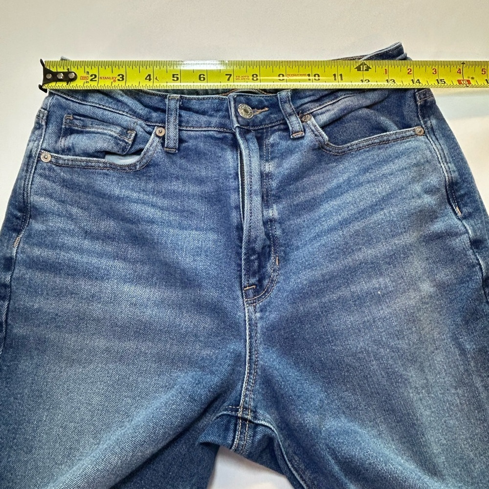 American Eagle highest rise mom Jeans size 6 regular high waist stretch denim - Picture 8 of 12